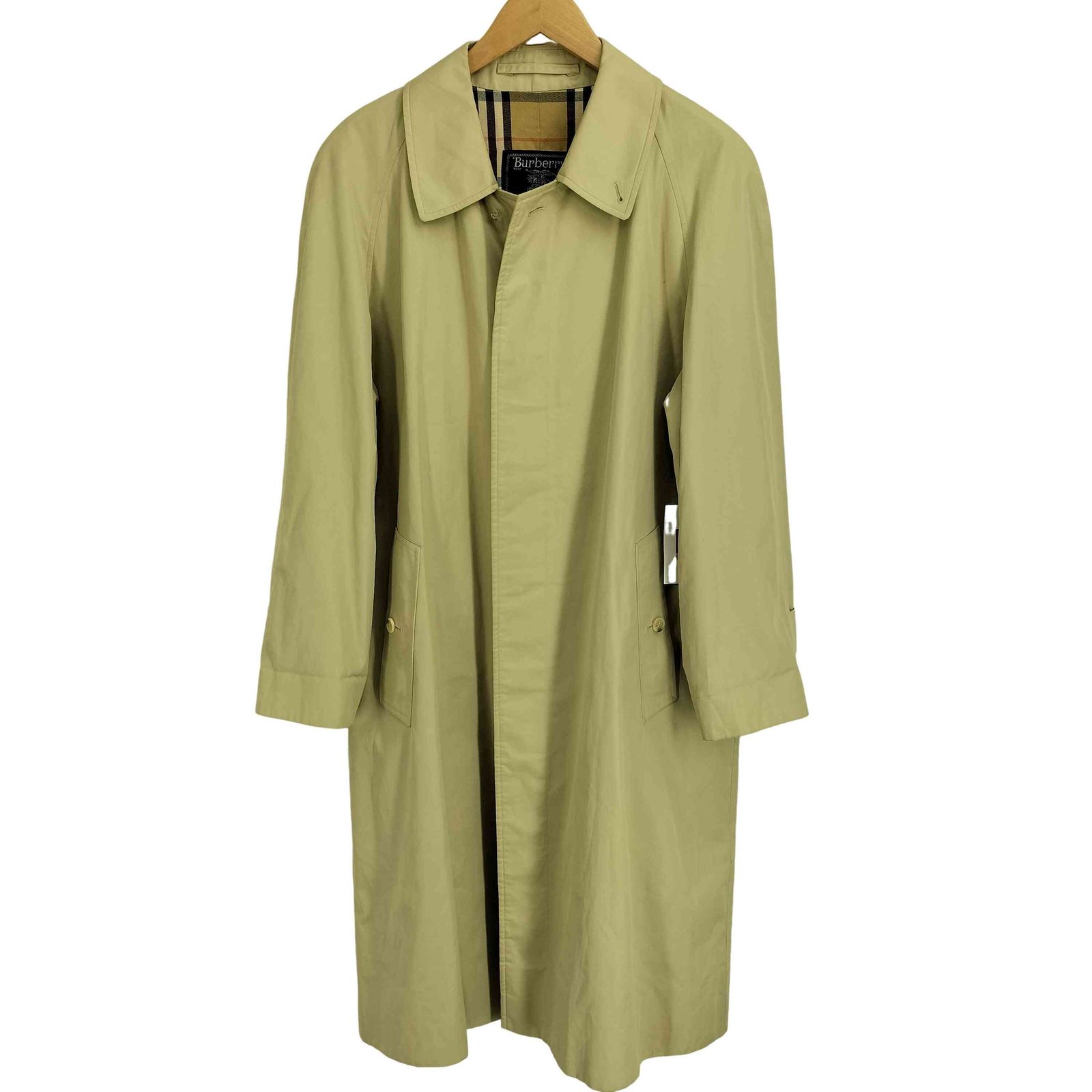 Burberry s ステンカラーコート メンズ 裏ノバチェック ステンカラー