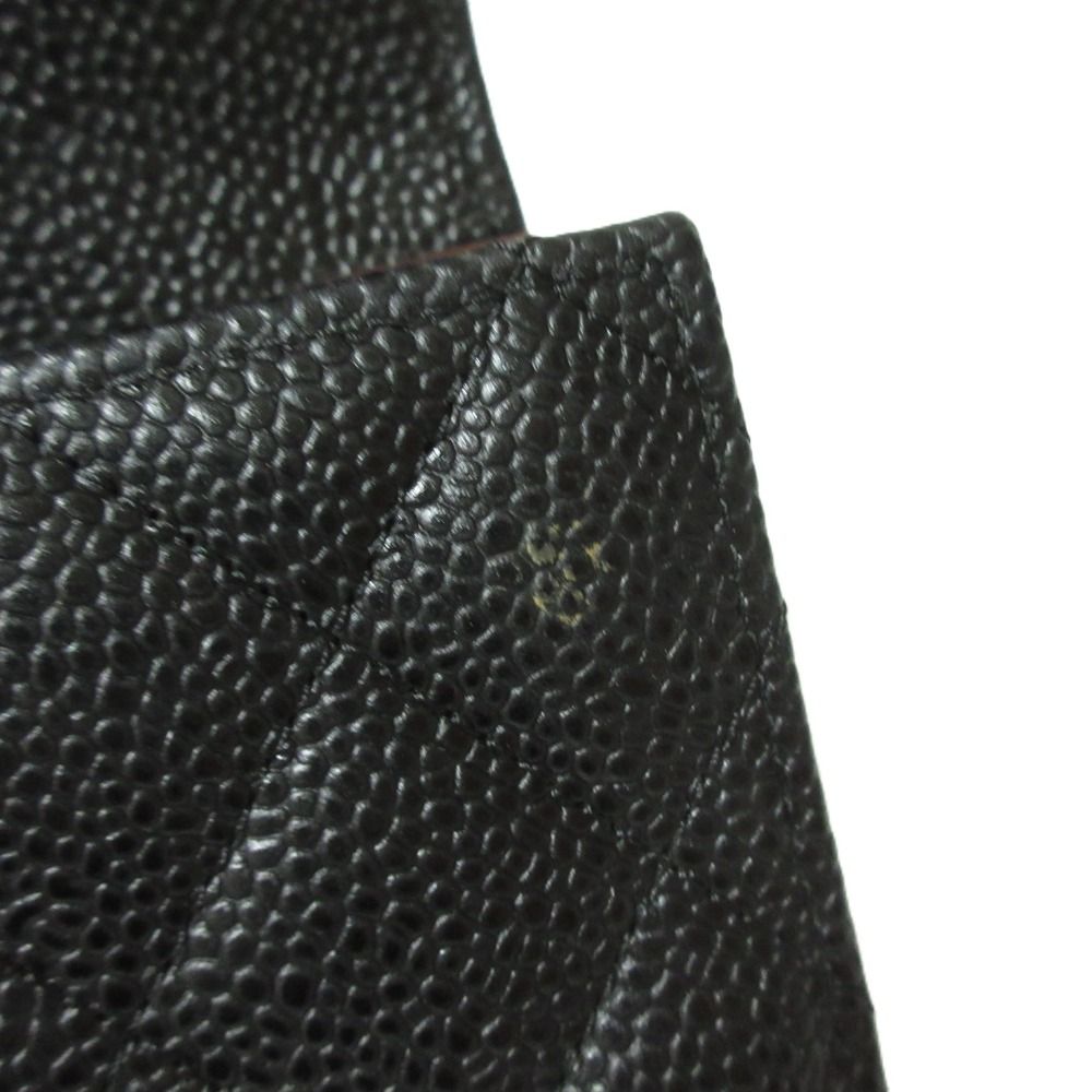 良品 CHANEL シャネル キャビアスキン マトラッセ クラシック