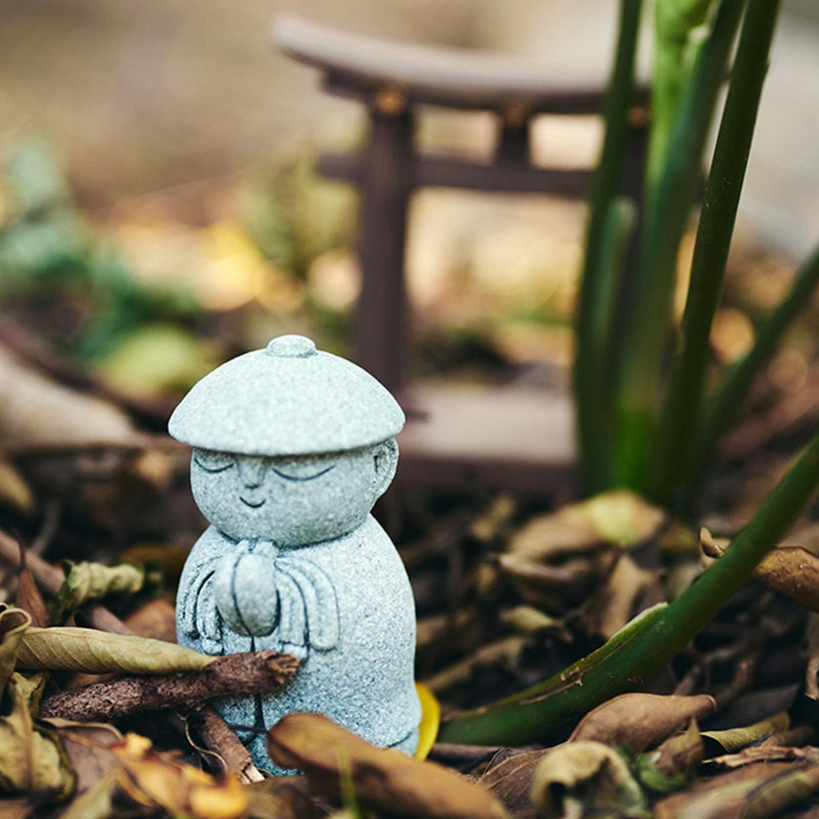 特価商品】(K) 石に願いを いし 忠臣蔵 石 仏壇用品 お坊さん 坊主