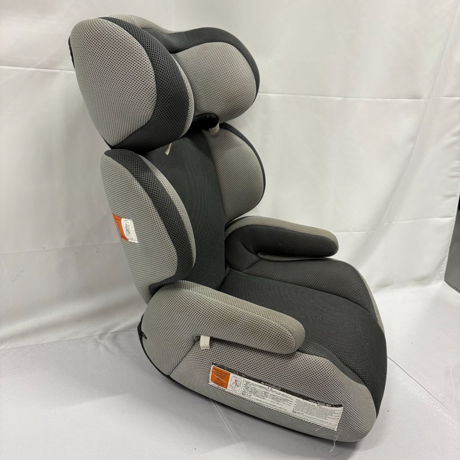 LEAMAN リーマン ナカバヤシ株式会社 | R129 ハイバックジュニアライトR129 ハイバックジュニア ハイバック ハイバックジュニアISOFIX LEAMAN（リーマン ハイバックジュニアライト メルカリ ジュニアシート - ブラック×グレー 極美品✨2個セット‼️リーマンジュニア