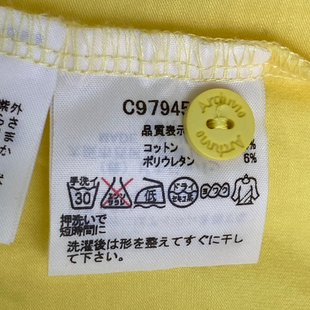 ARCHIVIO　ゴルフウェア　レディース　イエロー archivio タンクトップ ノースリーブ 「LADIES」アルチビオ
