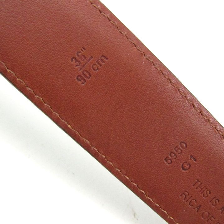 COACH コーチ レザー ベルト サイズ 36 / 90 コーチ ベルト 本革 レザー ゴールド金具 36/90cm ブランド 黒