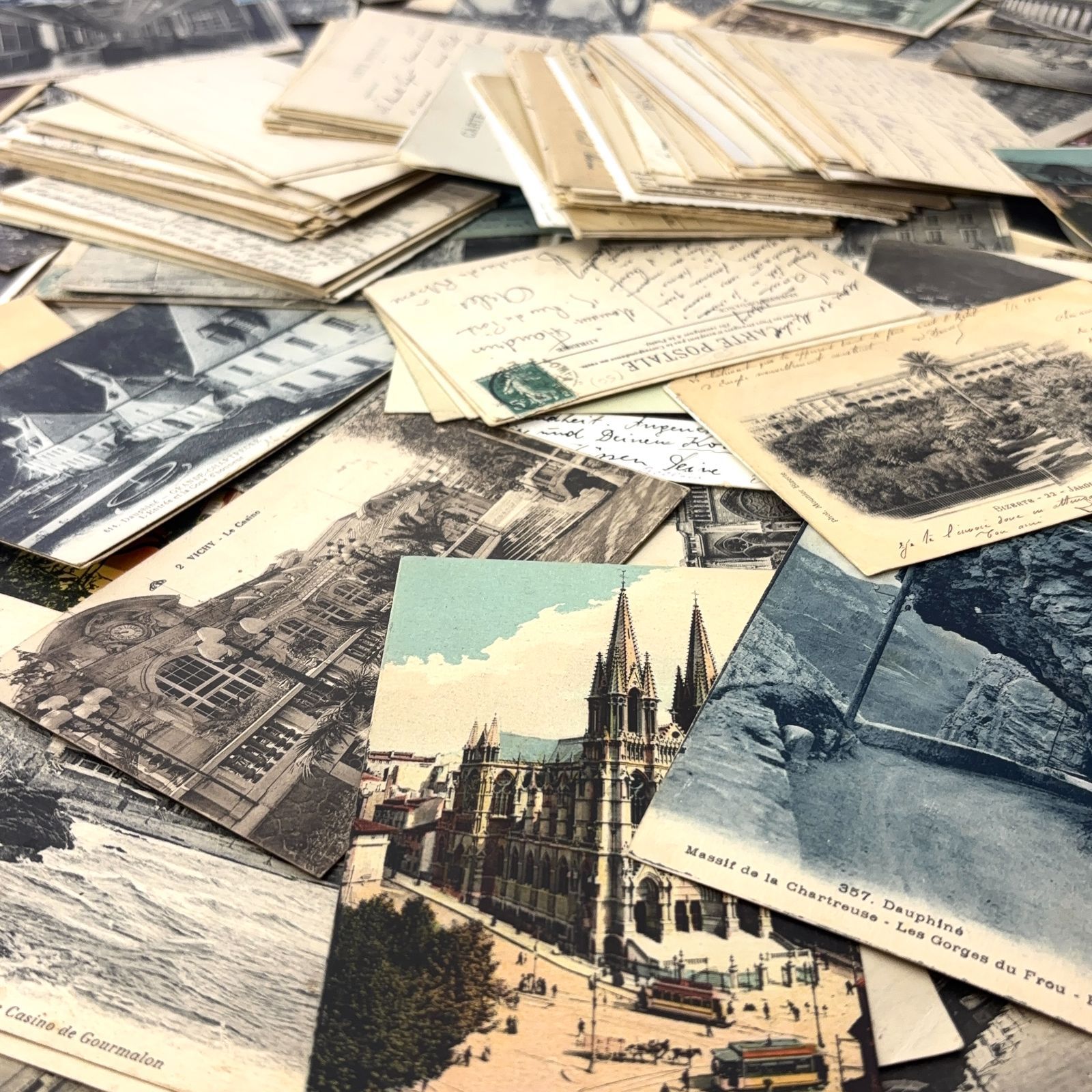 フランス＆ヨーロッパの古いポストカードまとめ買い