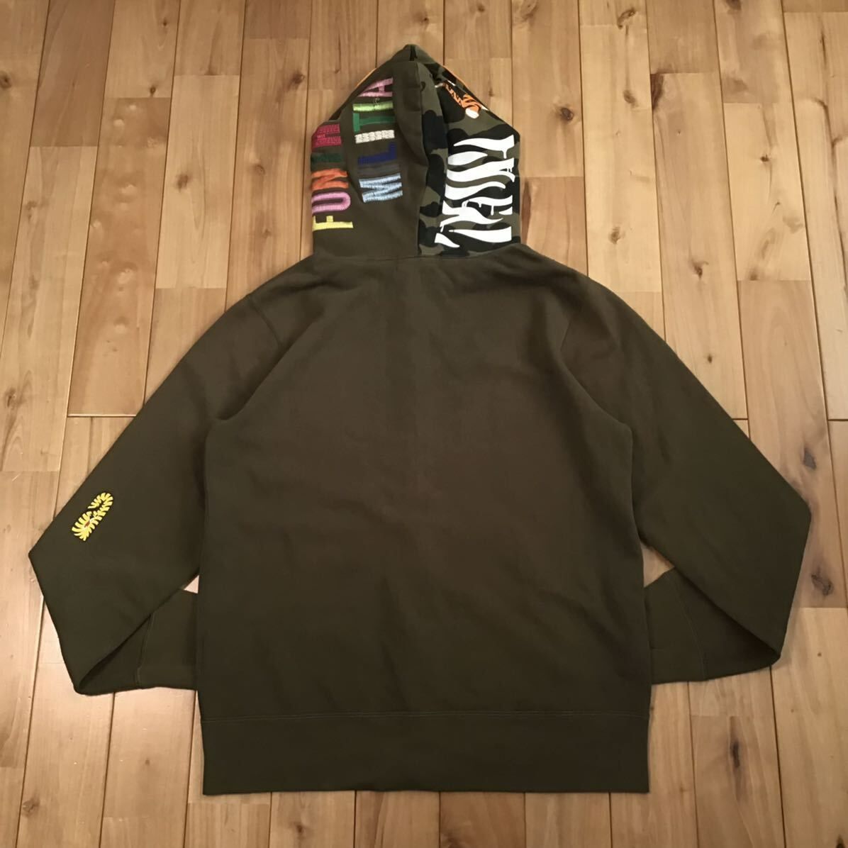 タイガー パーカー Mサイズ オリーブ a bathing ape BAPE camo tiger 
