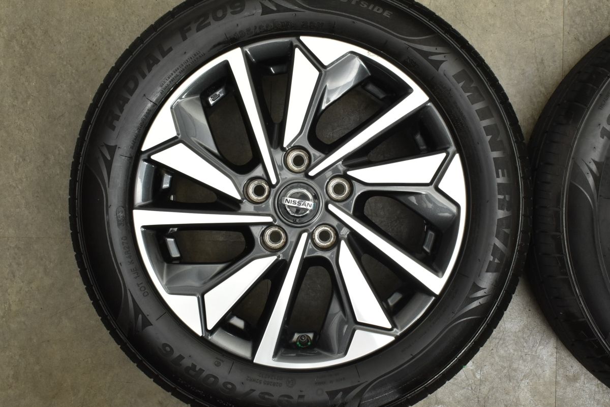 スペシャル 交換用に ニッサン C27 セレナ ハイウェイスター 後期 純正 16in 6J 45 PCD114.3 ミネルバ F209 195 60R16 シルフィ ラフェスタ 流用