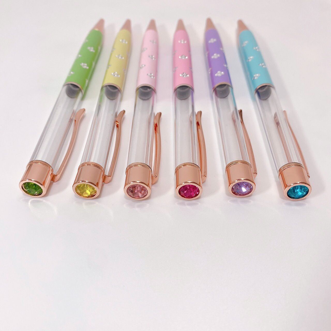新色　パステルカラー　花柄　ハーバリウムボールペン　18本　シャーベットカラー - 7