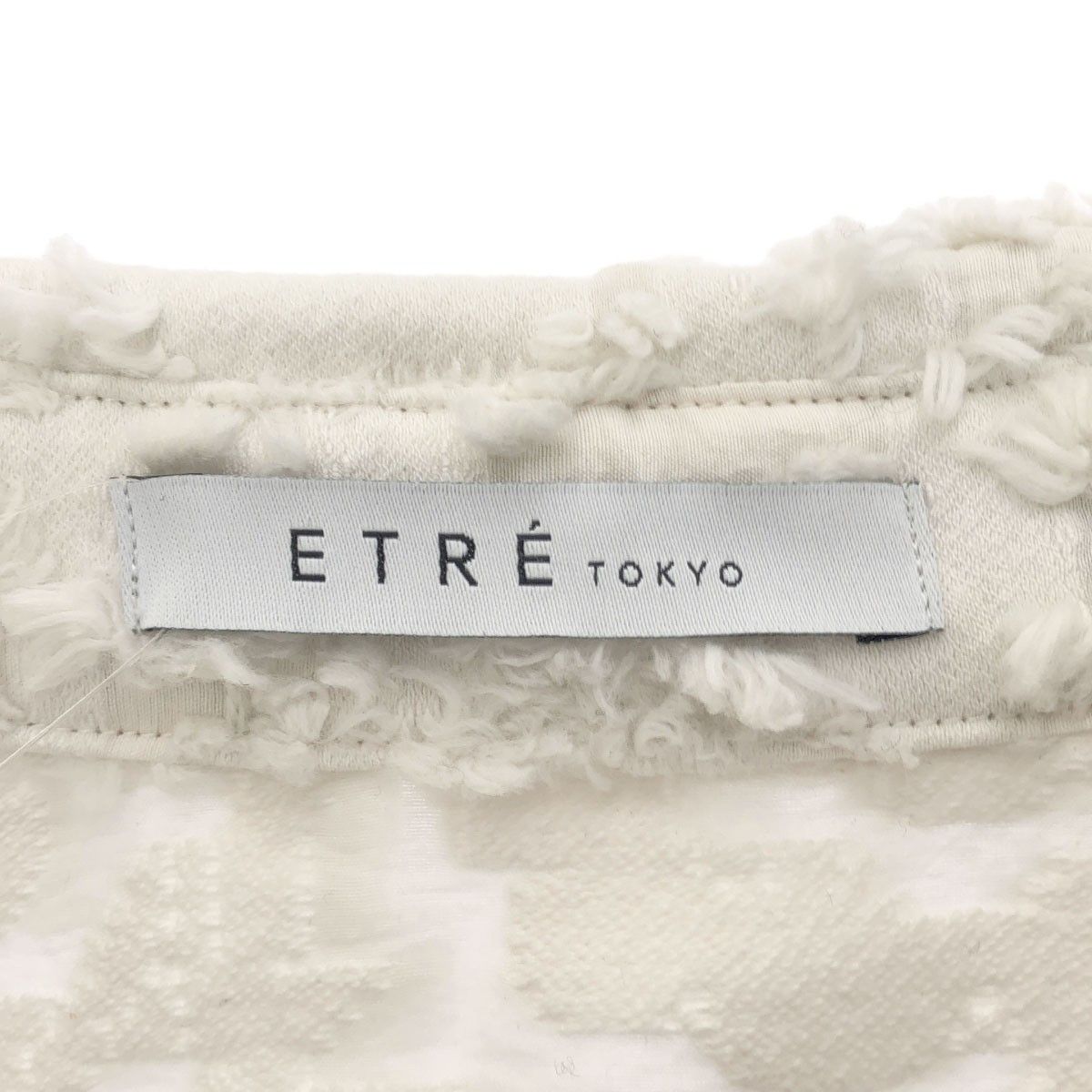 ETRE TOKYO エトレトウキョウ 25SS カットジャガードオーバーシャツ 