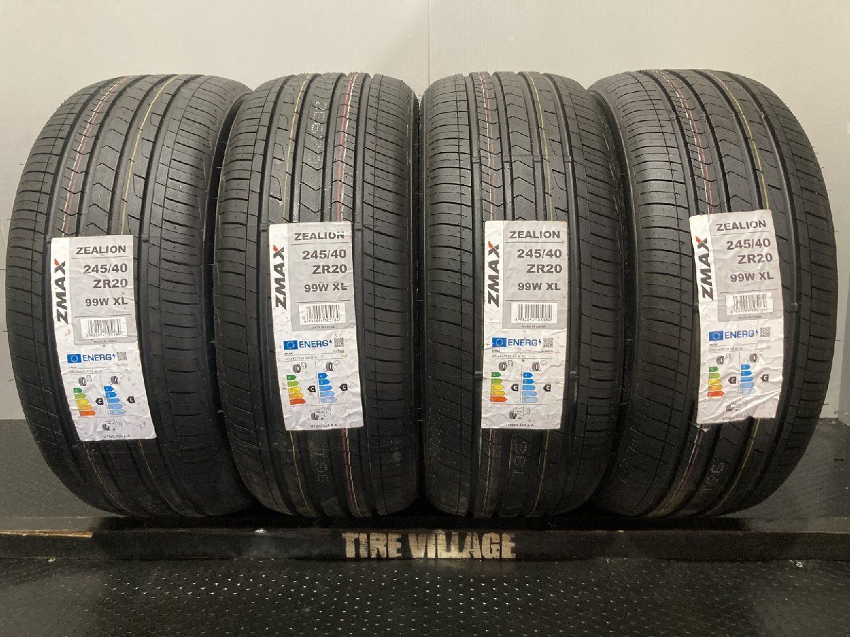 新品】札幌発 引取可 2024年製 ZMAX ZEALION 245/45ZR20 103Y 20インチ