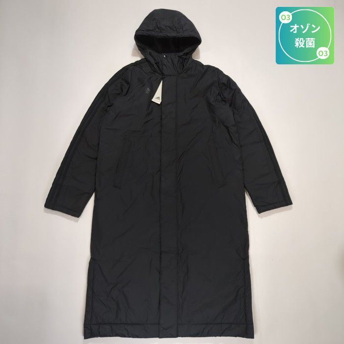 ベンチコート 中綿 マストハブ スリーストライプス ルーズフィット KWX71-JG8514