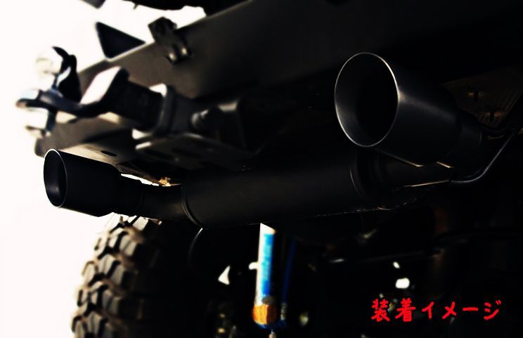 JEEP JK ラングラー 2本出し 10Φ マフラー パフォーマンスマフラー