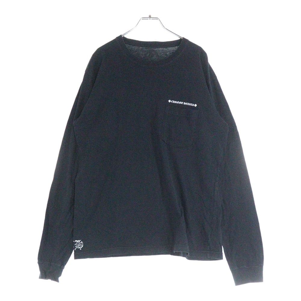 CHROME HEARTS クロムハーツ CHプラスプリント 長袖Tシャツ ロングスリーブ ブラック