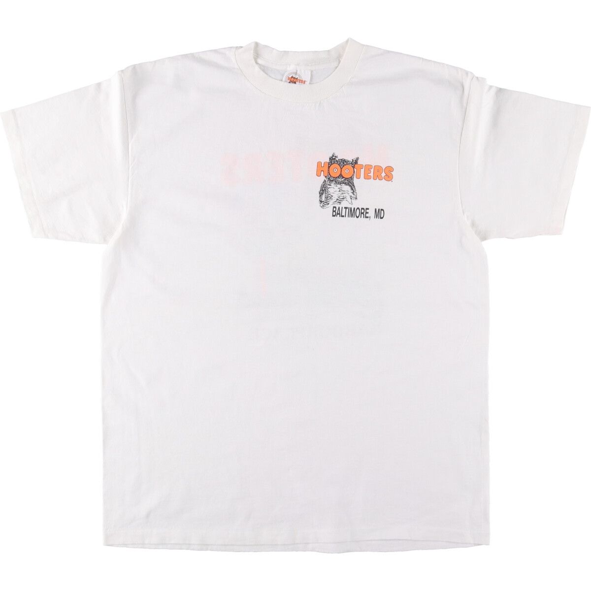 古着 90年代 HOOTERS フーターズ アドバタイジングTシャツ USA製 