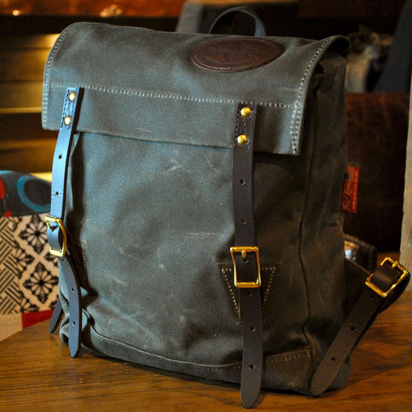 ✨未使用品✨ ABAHOUSE ネイビー シボ革 リュック 大容量 A4 メンズ