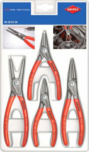 クニペックス(KNIPEX)精密スナップリングプライヤー4本セット 002003SB