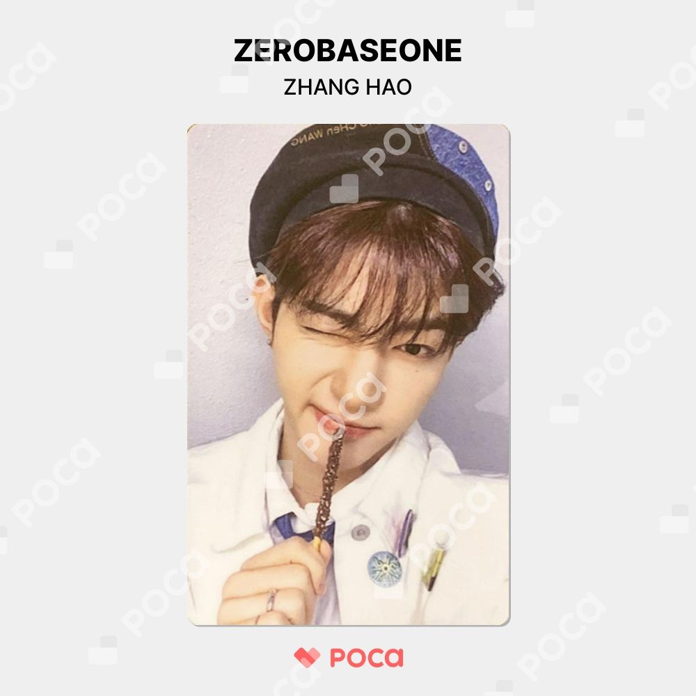 zerobaseone 直筆サイン入りトレカ ラキドロ ジャンハオ ZEROBASEONE ジャンハオ トレカ MELTING POINT PHOTOBOOK ver