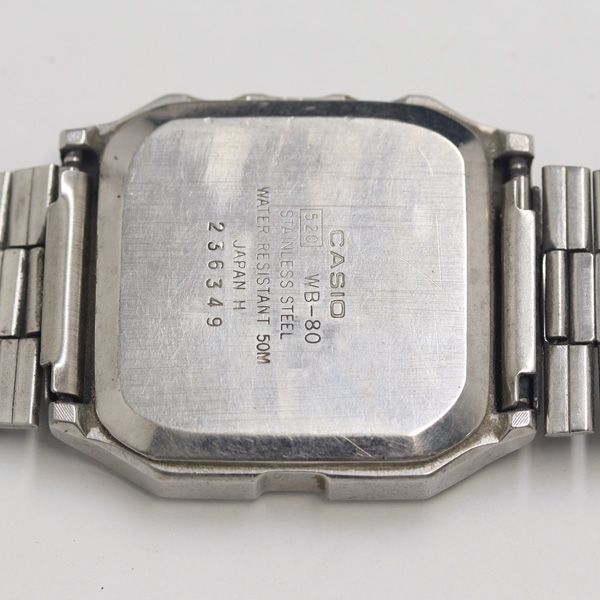 カシオ WB-80 ソーラー デジタル文字盤 メンズ腕時計 KRH 2000000 NSK