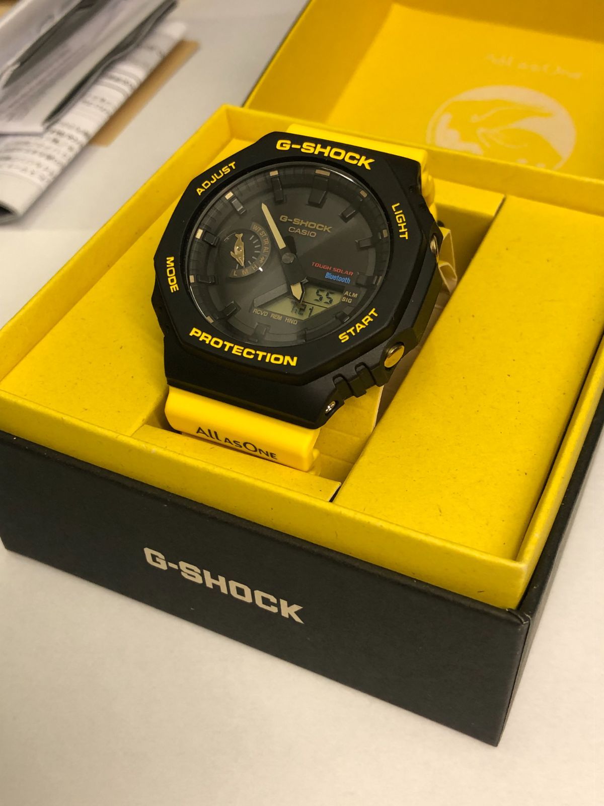 CASIO】○ G-SHOCK カシオイルクジ2023 GA-B2100K-9AJR Bluetooth タフ