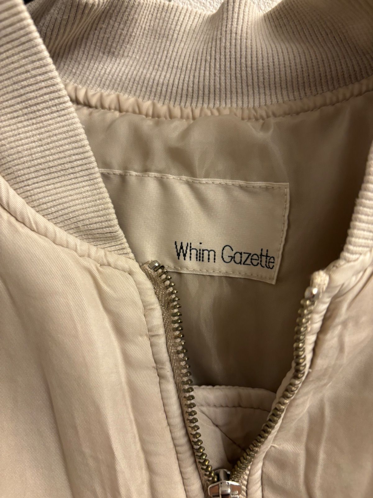 GazetteガーメントダイMA-1 ベージュ