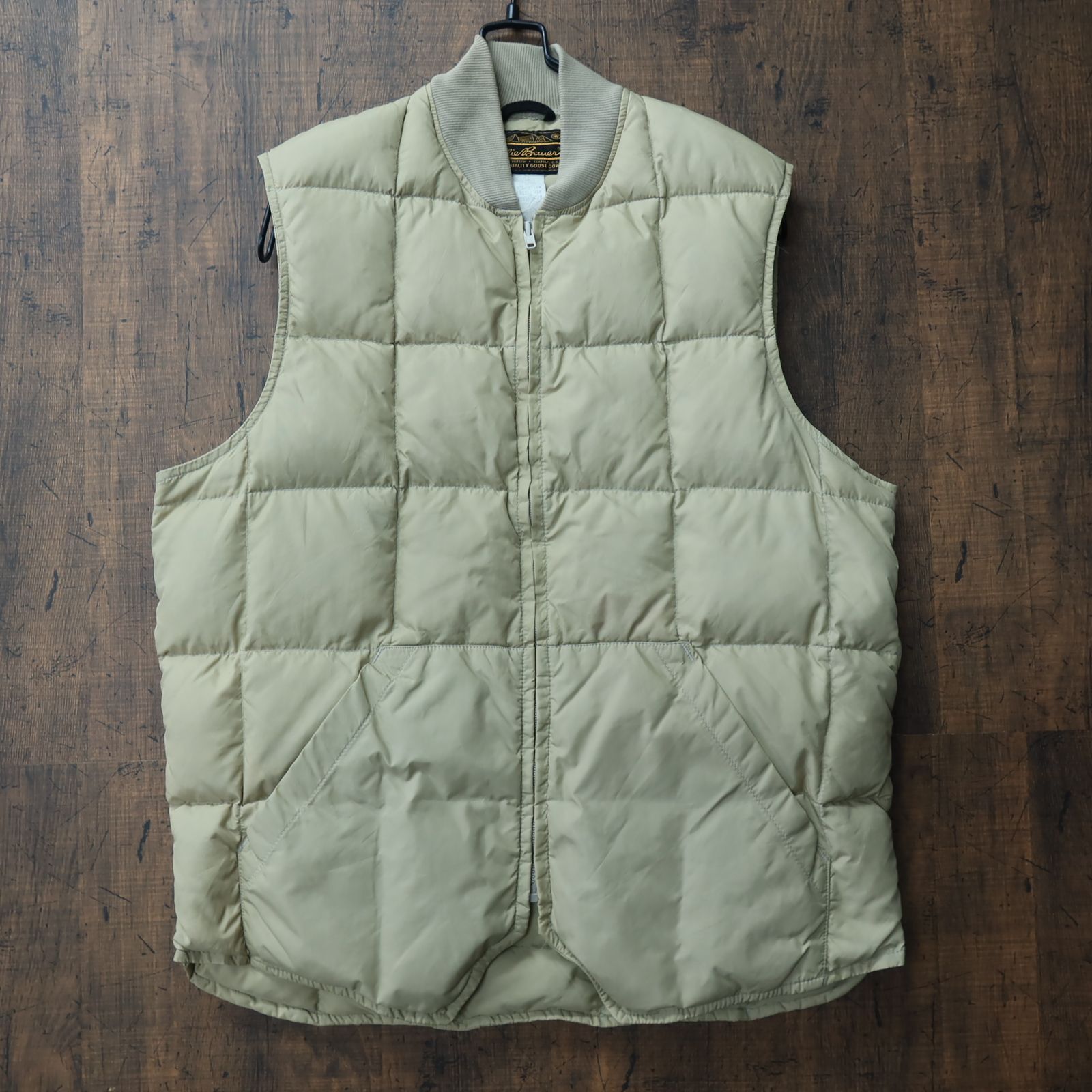 80s Vintage US古着☆Eddie Bauer エディーバウアー Down Vest ダウン