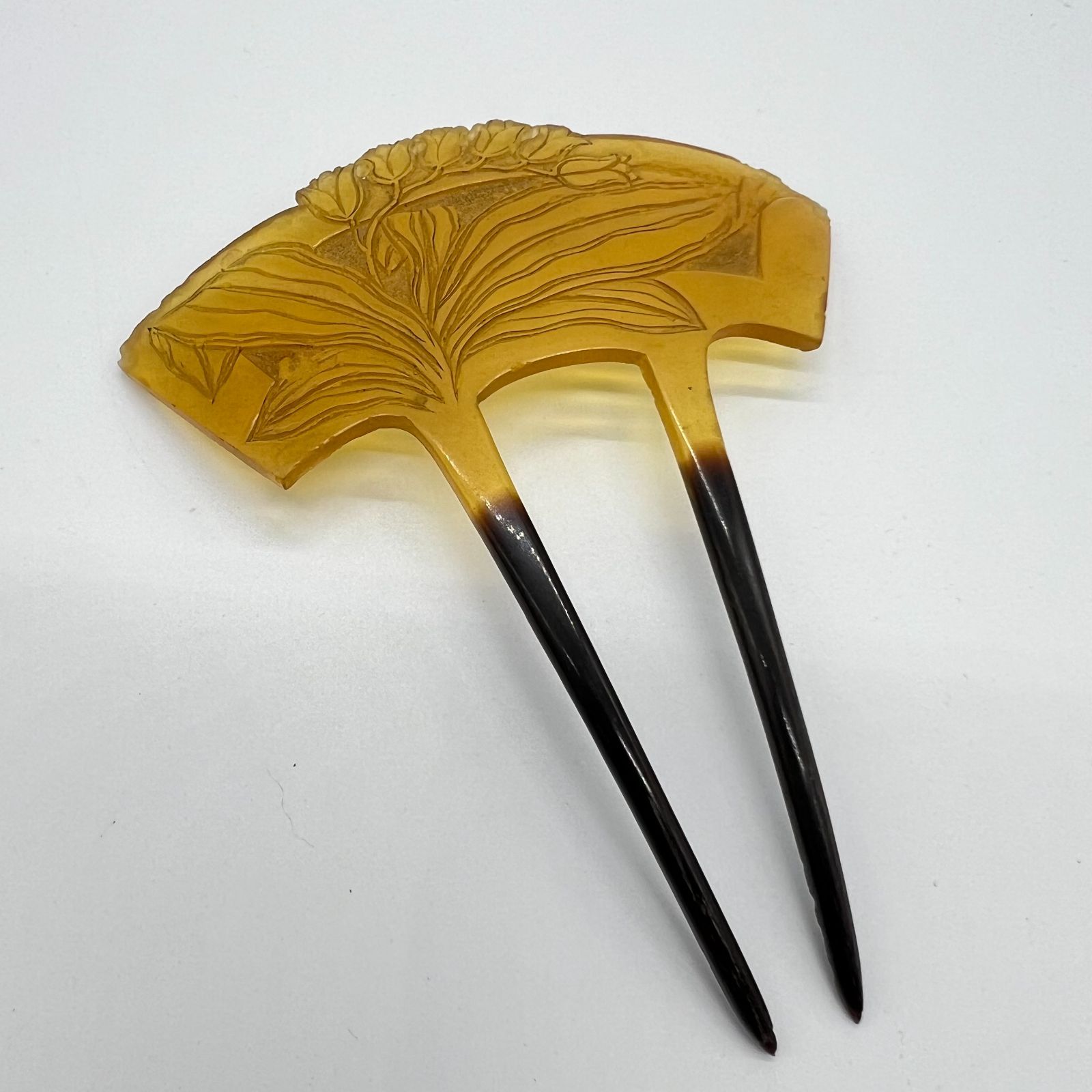 明治大正 アンティーク 鼈甲 ユーピン かんざし 簪 アンティーク