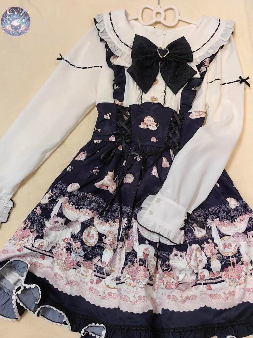 ♥ 可愛い猫ちゃん柄ロリータワンピース♪お出かけや女子会にぴったり WWW_IMPECCABLEHEALTHCARESERVICES_COM