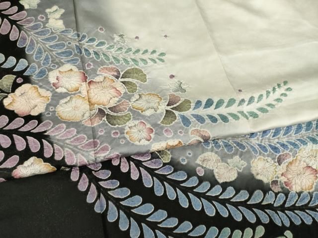 平和屋着物○訪問着 絞り 辻が花 暈し染め 正絹 逸品 DAAQ3264ps