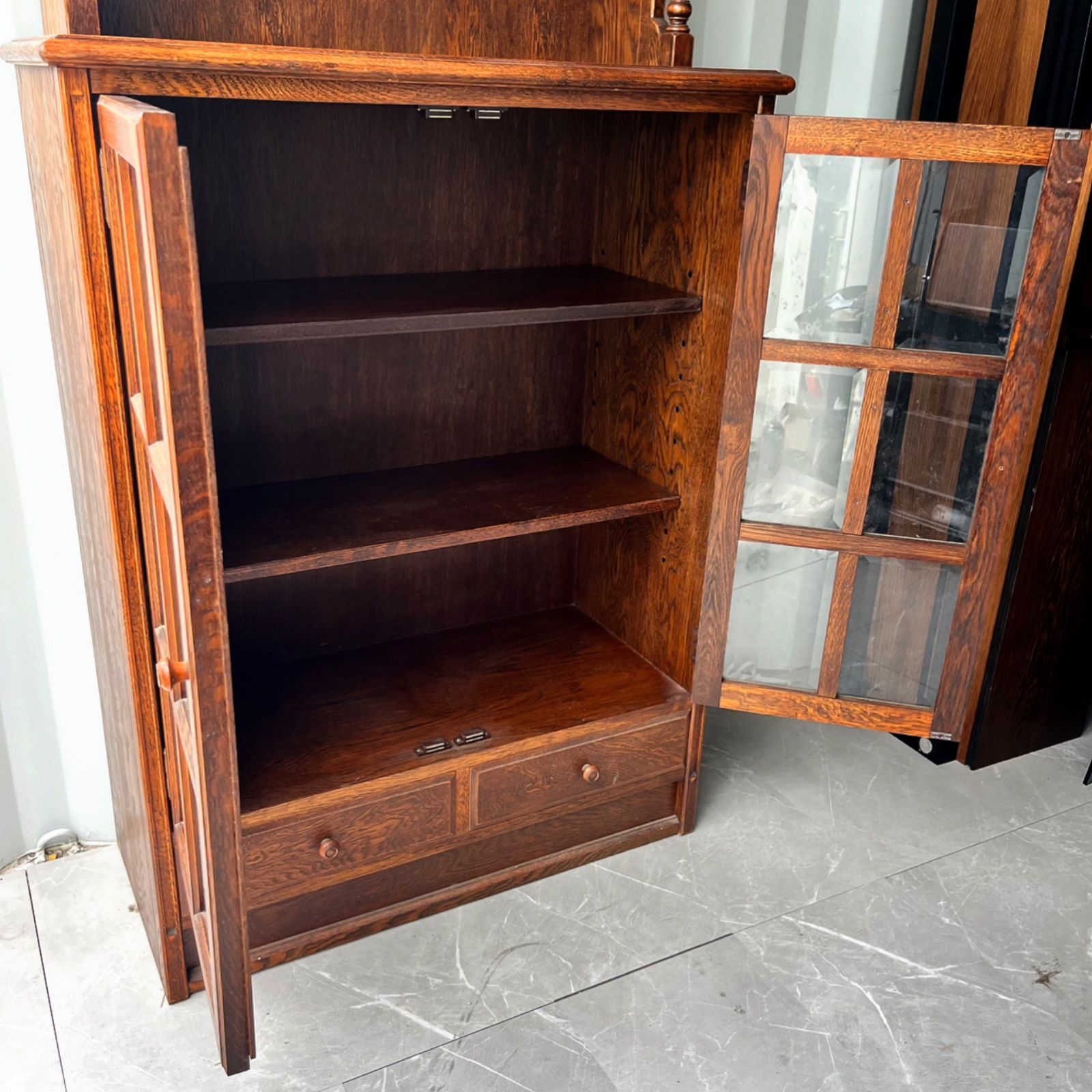 取付無料！三越家具 ブルージュ おしゃれアンティーク 天然木