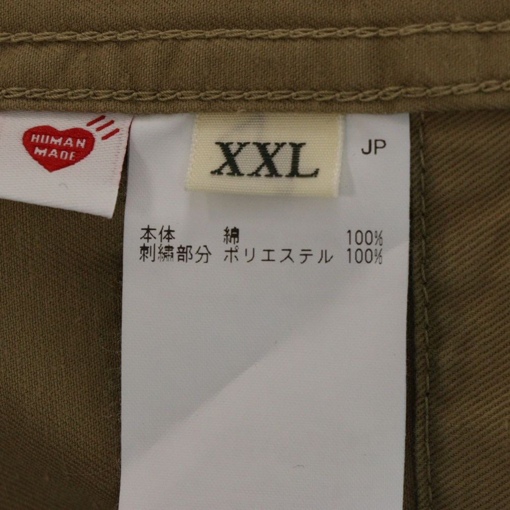 HUMAN MADE (ヒューマンメイド) PATCHED MILITARY SHIRT アーム