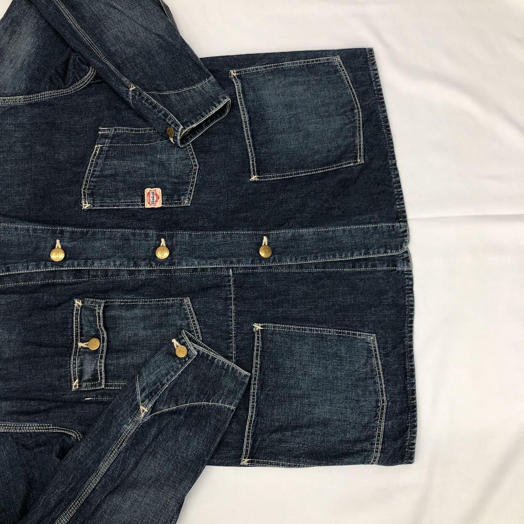 最終値下げ カーハート0604 デニムカバーオール ハートタグ