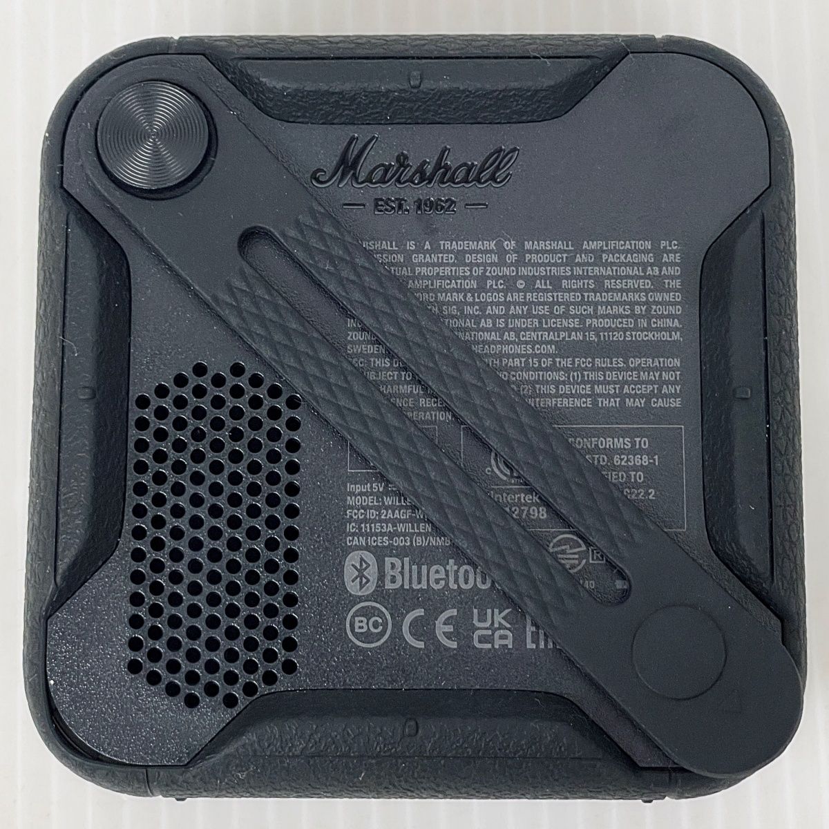 Marshall マーシャル WILLEN Bluetoothスピーカー 黒 小型BTワイヤレス 