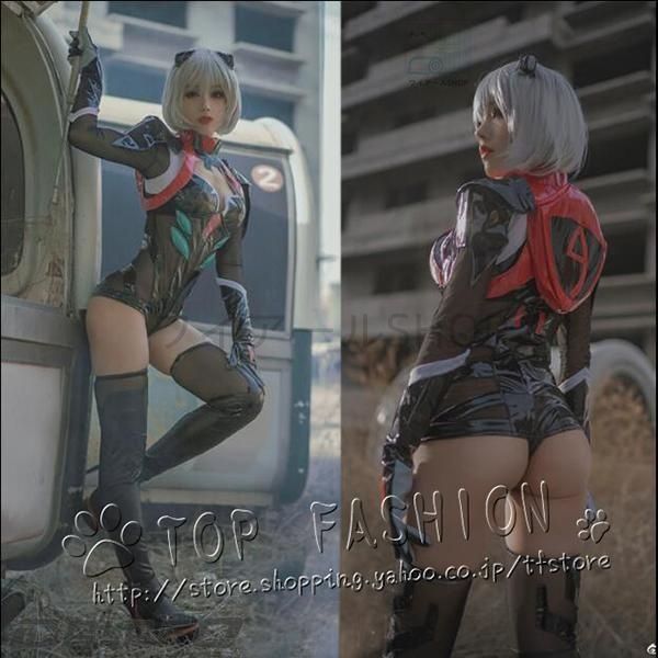 新世紀エヴァンゲリオン 綾波レイ プラグスーツ 黒 コスプレ 衣装 cosplay ハロウィン コスチューム アニメ 変装 仮装 ウィッグ追加可