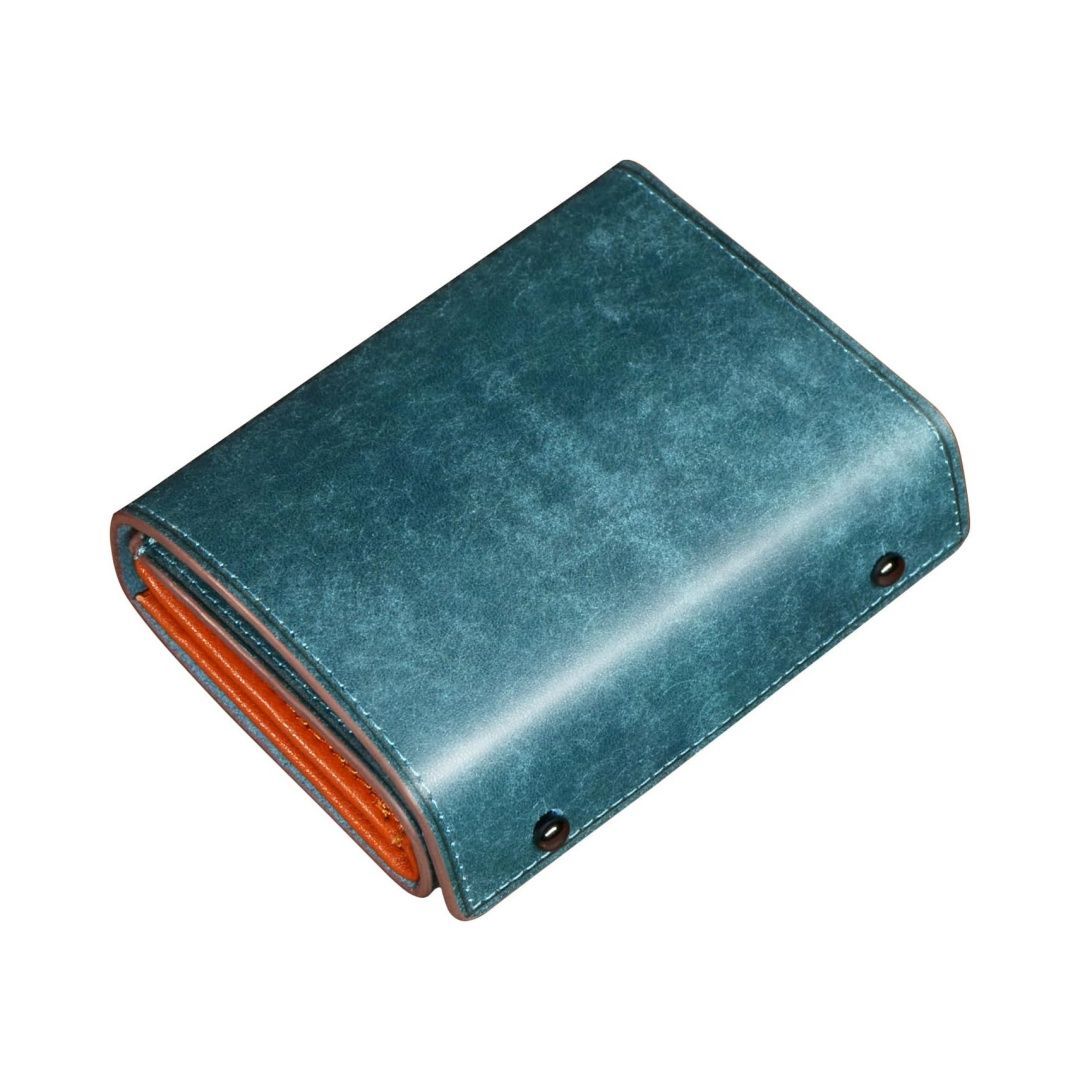 新品】 財布 メンズ 2つ折り プエブロレザー 二つ折り財布 日本製 本革