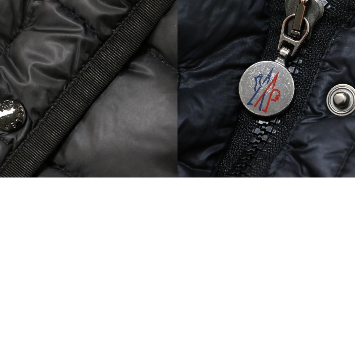 MONCLER モンクレール コート ブラック 黒 サイズ:0(S) ロング ダウン 