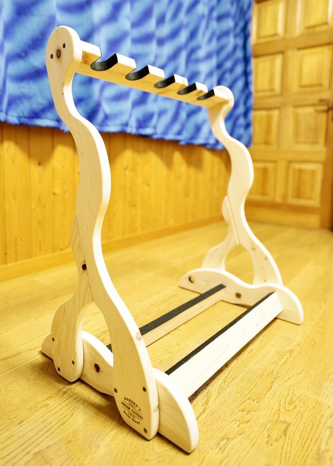 手作り木工 木製ギタースタンド