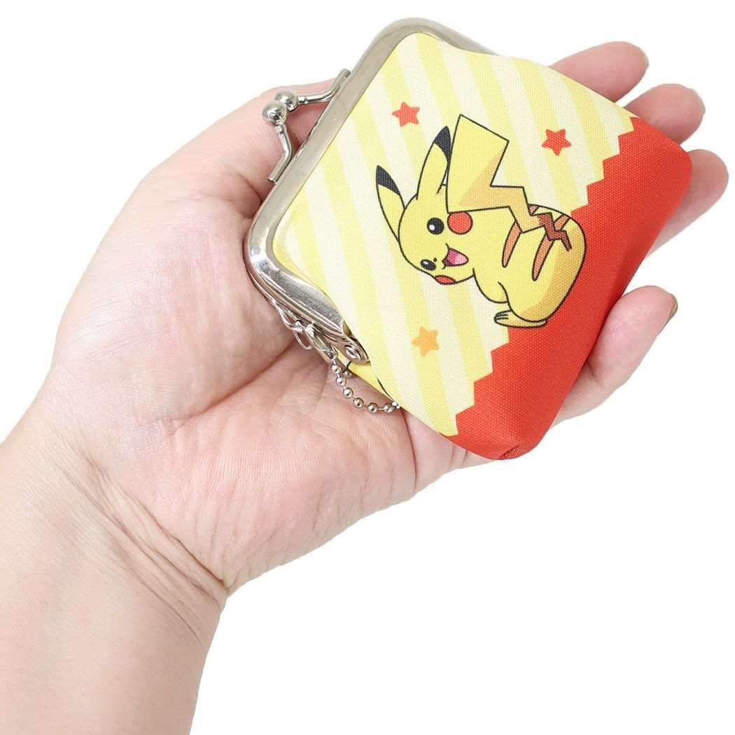 未使用品 ✨ ポケモン　ポップンコインケース　ピカチュウ 年代物 新品未使用 ピカチュウ 和柄 がま口コインケース がま口 財布