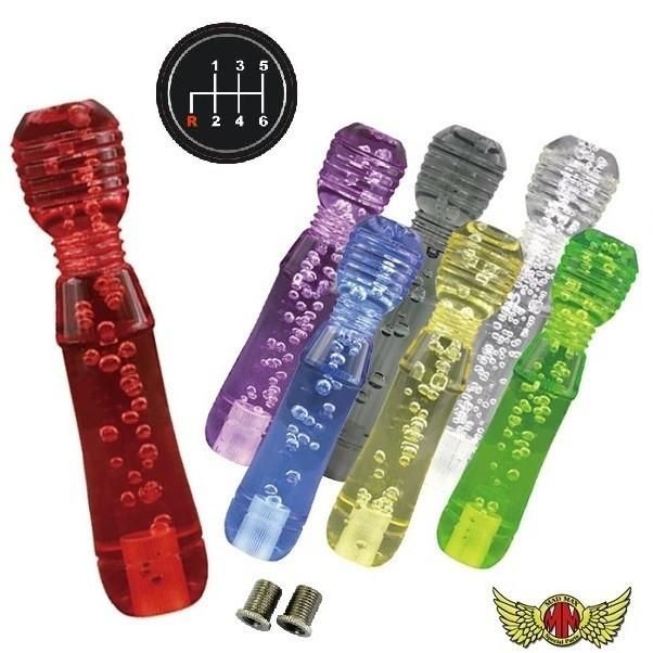 DENMAシフトノブ 泡 200mm 変換アダプター付き 各色 日野レンジャープロ用