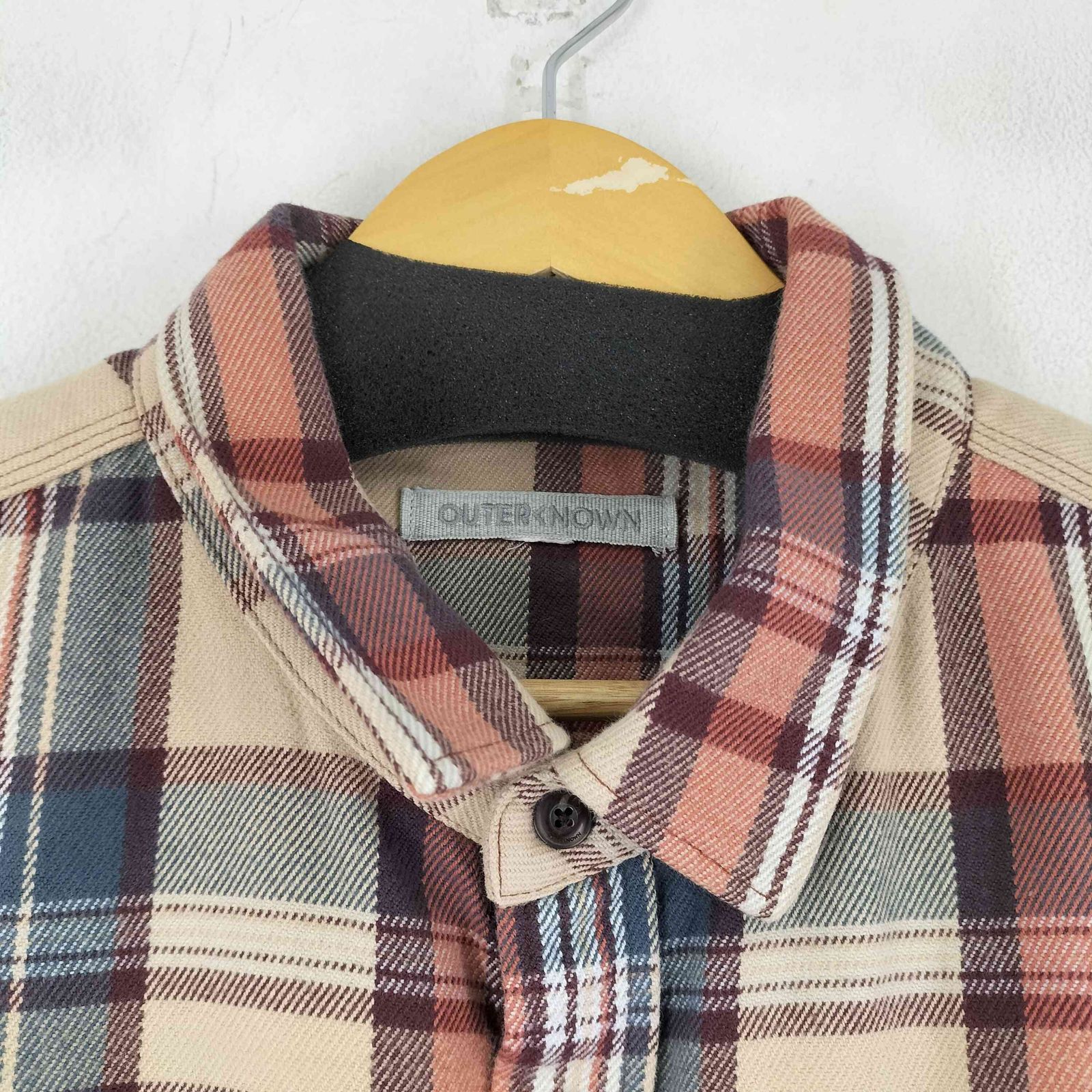 OUTERKNOWN チェック柄ネルシャツ XLサイズ ロンハーマン OUTERKNOWN チェック柄ネルシャツ XLサイズ ロンハーマン - メルカリ