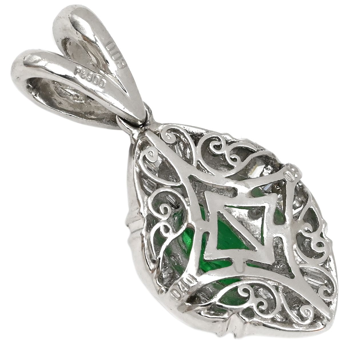 プラチナシルバー 緑