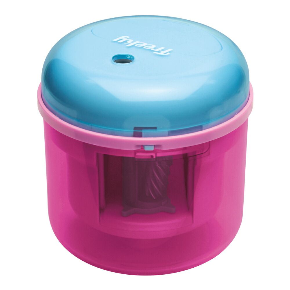 まとめ買い ソニック フリーキー 乾電池式電動鉛筆削り ピンク SK-4928-P 3個セット