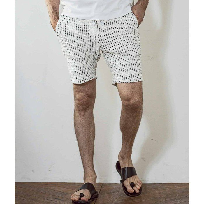 1PIU1UGUALE3 RELAX ビッグワッフルハーフパンツ きれいめ - メルカリ