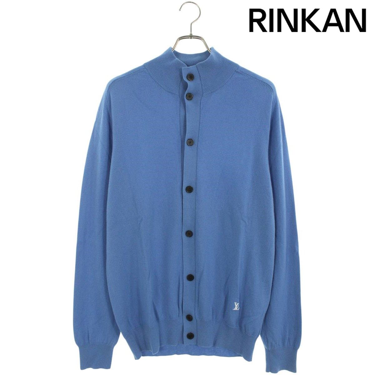 ルイヴィトン RM151Q H7N42WKC7 ハイネックカシミアカーディガン メンズ XL