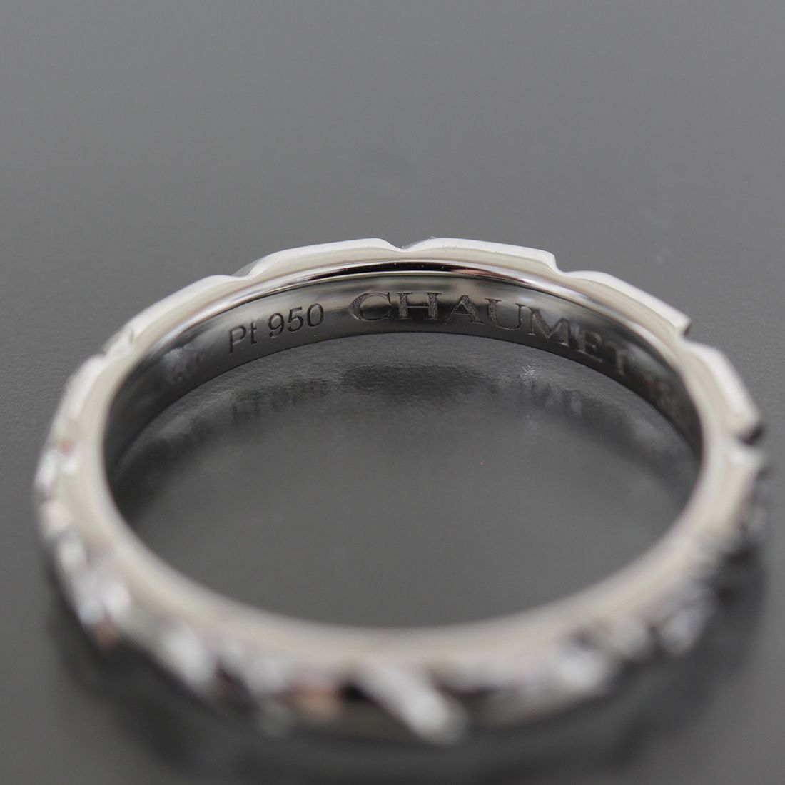 ショーメ トルサード ダイヤ8P リング 6号 PT950 箱 E1788 - メルカリ 