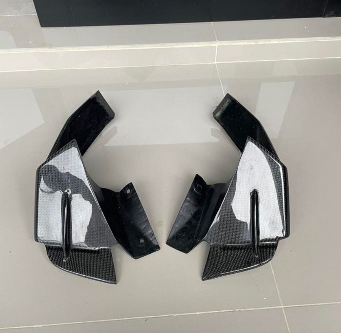 ZX25R ZX-4R サイドウイングレット M1000RRスタイル 受注製造 BRIGHTFACE_UK