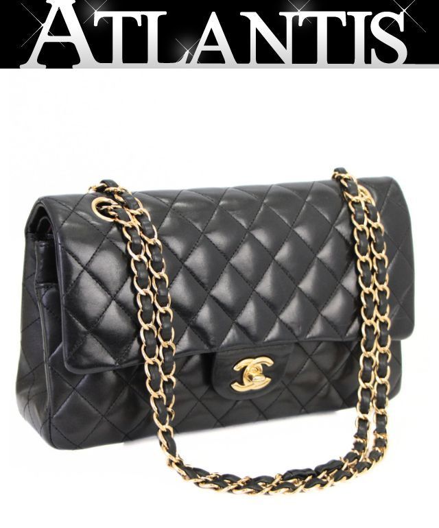 シャネル CHANEL マトラッセ25 Wフラップ チェーンショルダーバッグ
