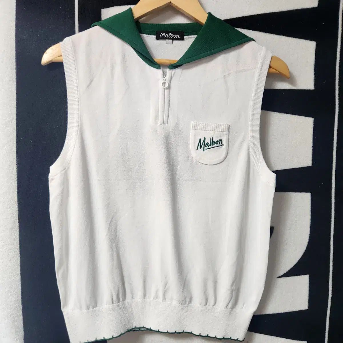 Malbon MALBON GOLF マルボンゴルフ ゴルフ ニット ベスト L
