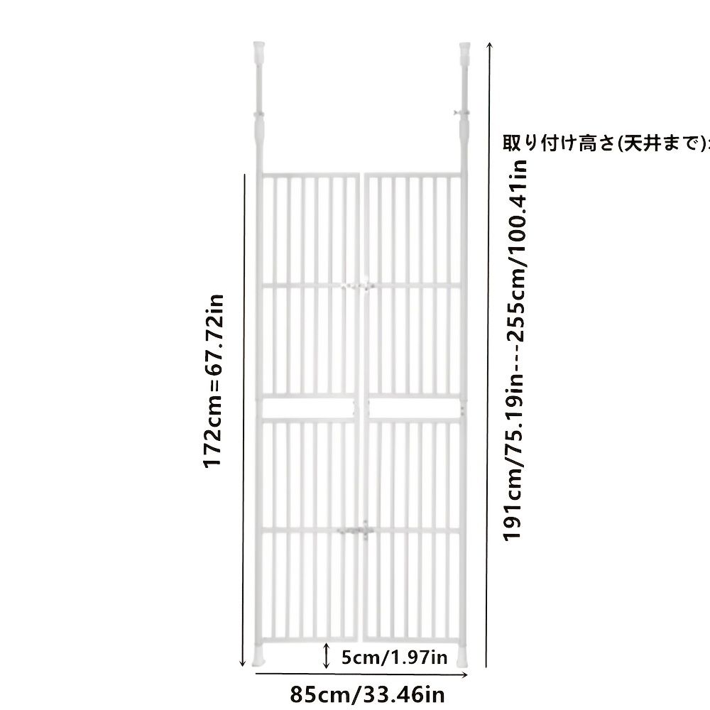 簡単アクセスドア 頑丈なスチール構造
