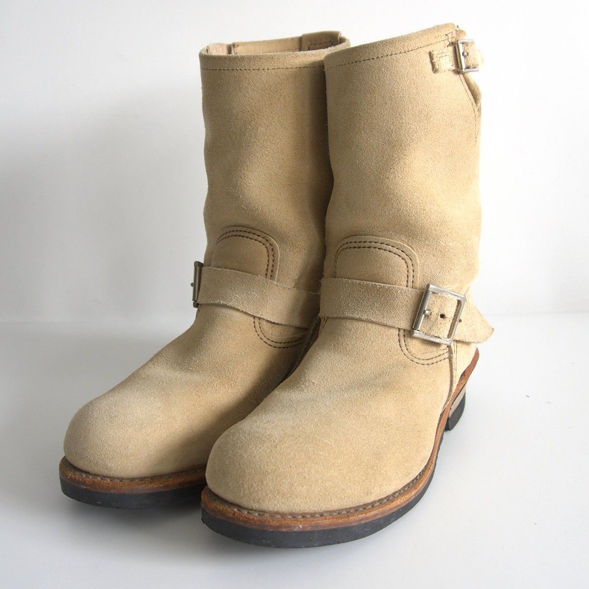 08年製 REDWING 8268|スウェードエンジニアブーツ US9D レッドウィング 25100313