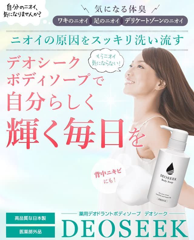 DEOSEEK Body Soap デオシークボディーソープ 300ml