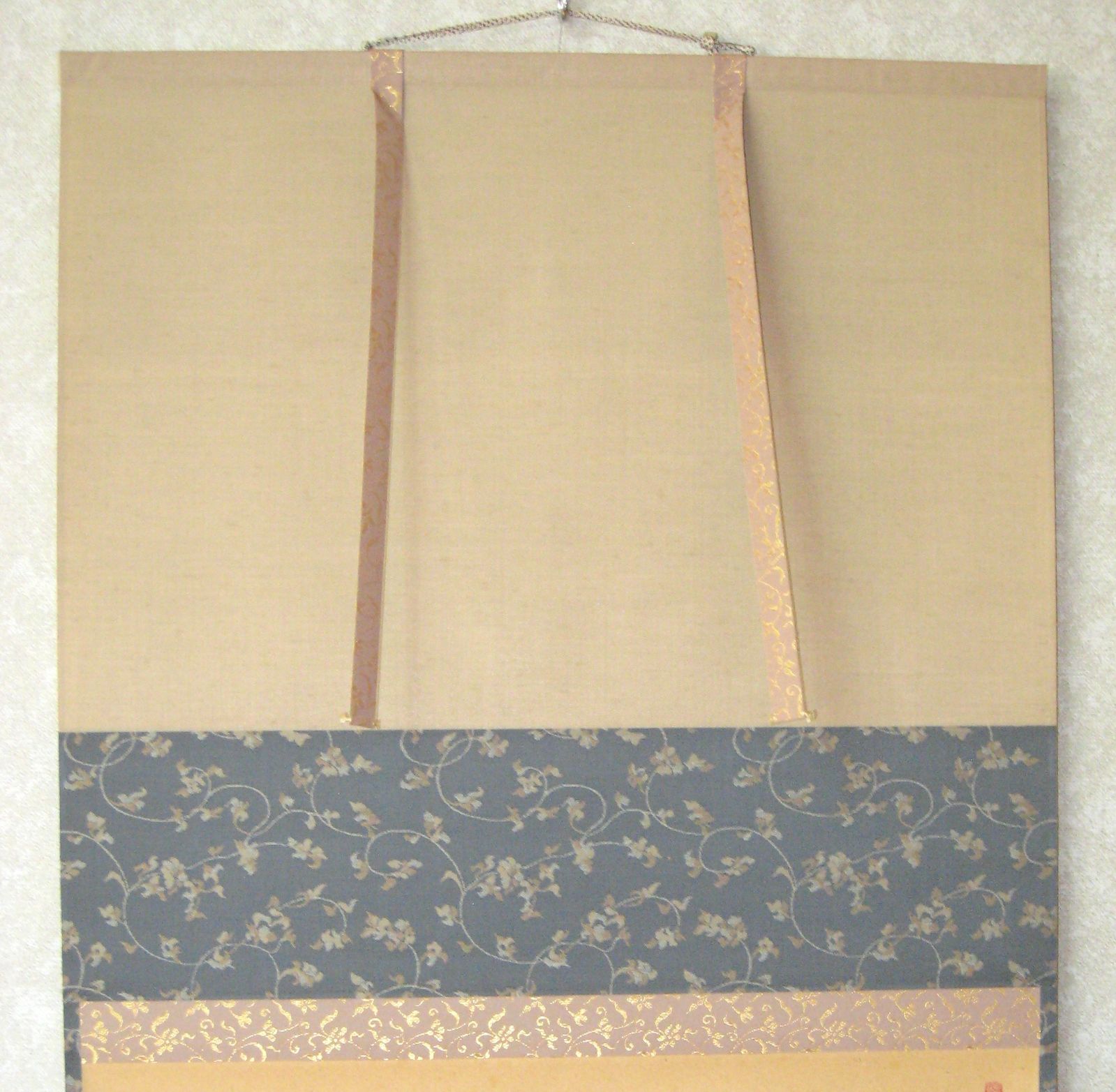 真筆】茶掛け 茶掛 円相 無心◇大徳寺派 玉瀧寺 前大徳 戸上明道 共箱