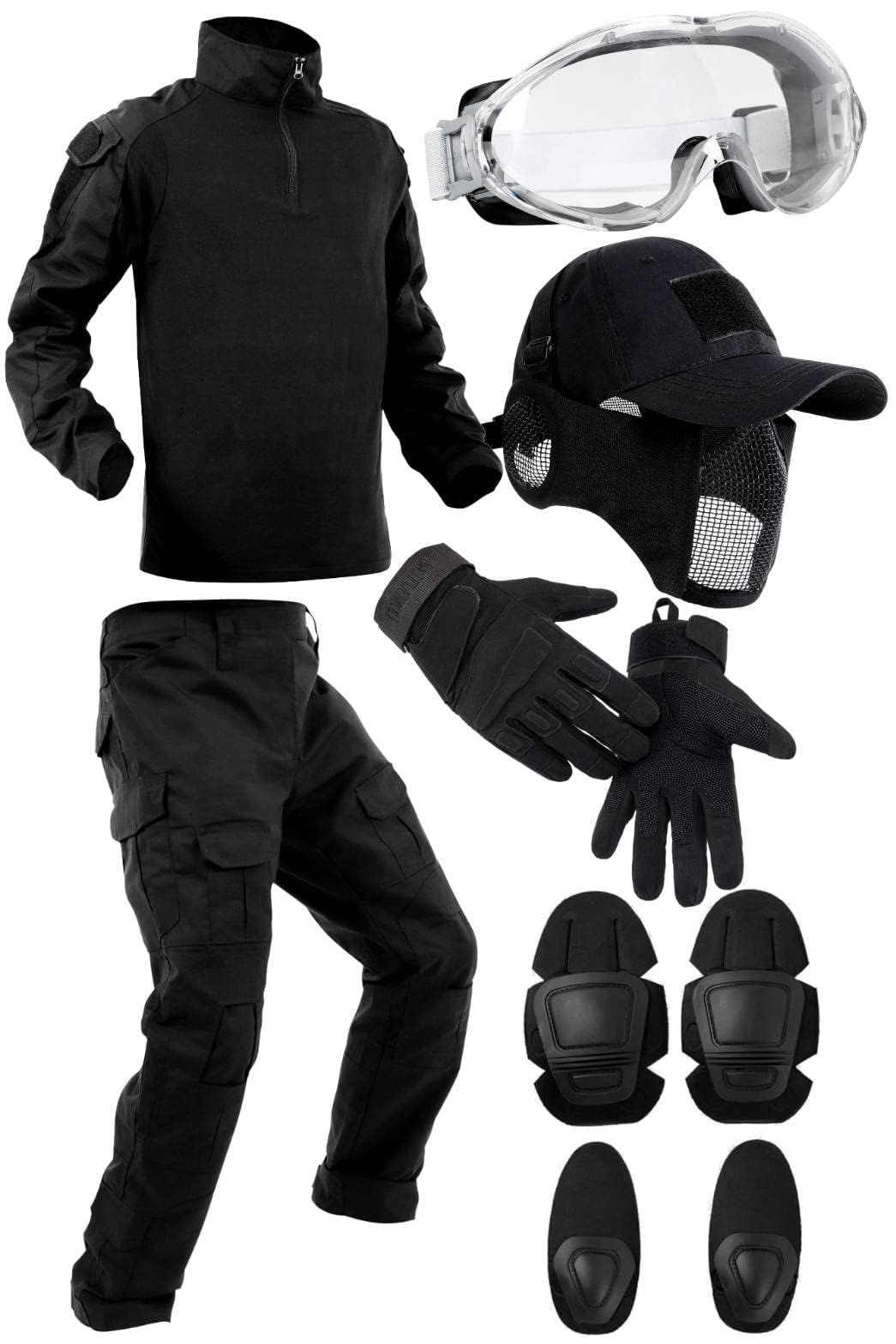 プロのサバゲーマー推薦✨サバゲーセット迷彩服　メンズ　レディース　装備　戦闘服 楽天市場】迷彩服 サバイバルゲーム 戦闘服 2点セット ミリタリー 上下